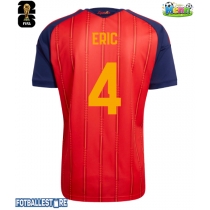 Spania Eric Garcia #4 Hjemmedrakt VM 2026 Kortermet